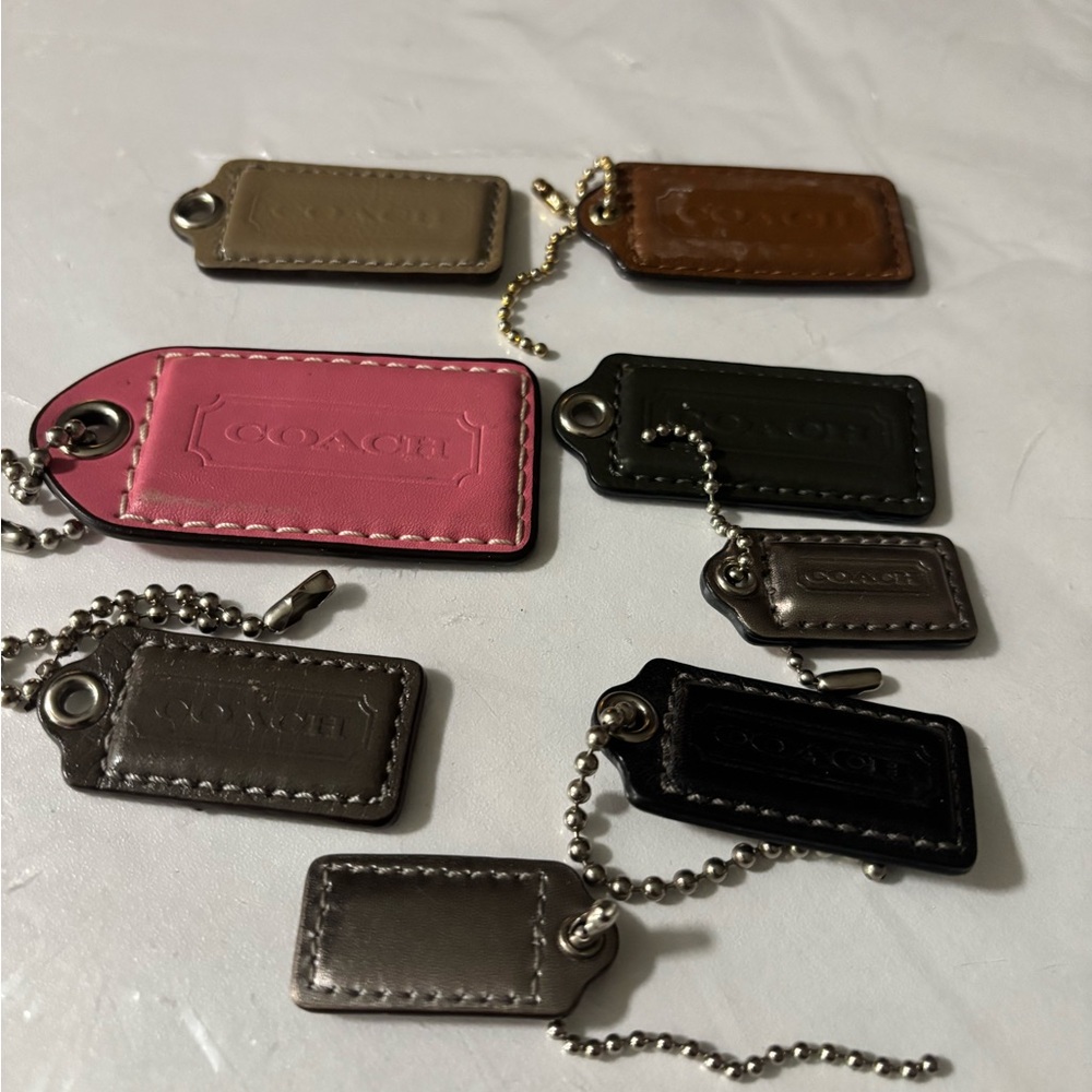 Coach Multicolor Leather tag’s Collection